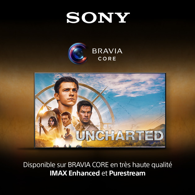 Uncharted: la película con Tom Holland disponible en Sony BRAVIA CORE en calidad Blu-ray 4K HDR