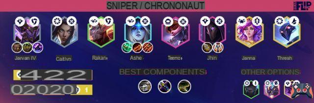 TFT: Compo Sniper y Chrononaut en Teamfight Tactics