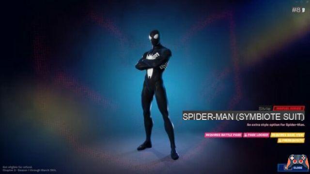 ¿Cómo obtener el traje Simbionte de Spider-Man en Fortnite Capítulo 3?