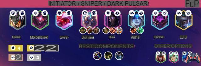 TFT: Compo Initiator, Sniper y Dark Pulsar en Teamfight Tactics
