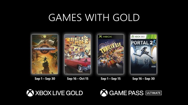 Games with Gold: aquí están los juegos gratuitos de septiembre de 2022, Portal 2 en el lote