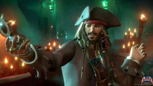 ¿Es Johnny Depp el actor de voz de Jack Sparrow en Sea of ​​​​Thieves: A Pirate's Life?