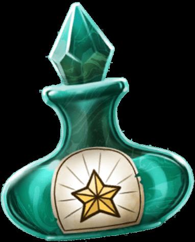 The potions, along with their recipe and ingredients