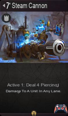 Artifact: Steam Cannon, info and map details