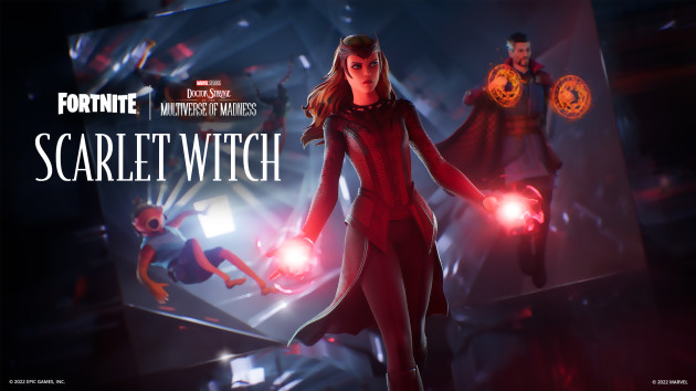 Fortnite: the Wanda / Scarlet Witch from Dr Strange 2 arrives in the game, images and details