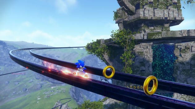 Sonic Frontiers: a new gameplay video on Switch, the open world is still empty