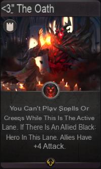 Artifact: Black cards, full list