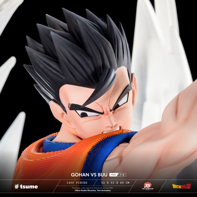 Dragon Ball Z: la nuova statuetta Gohan vs Super Bu di Tsume Art è magnifica!