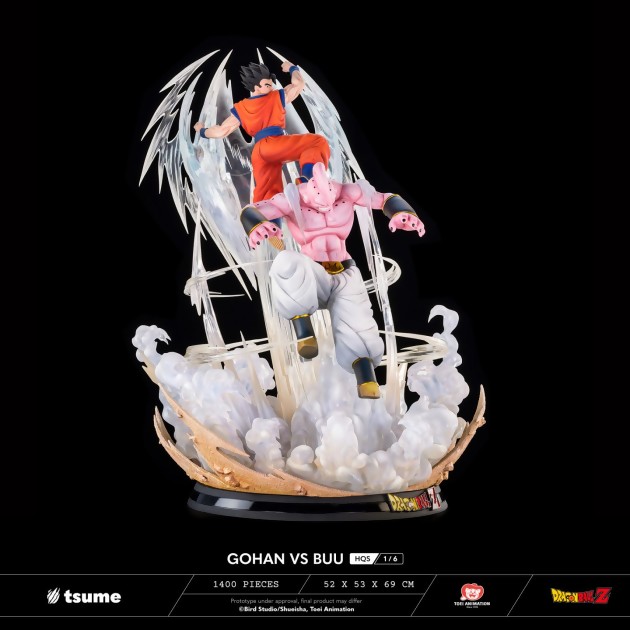 Dragon Ball Z: the new Gohan vs Super Buu statuette from Tsume Art is magnificent!