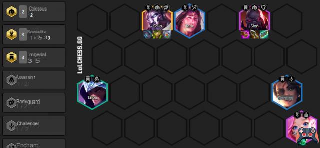 TFT: Compo Sion e Galio con Imperial e Vedette