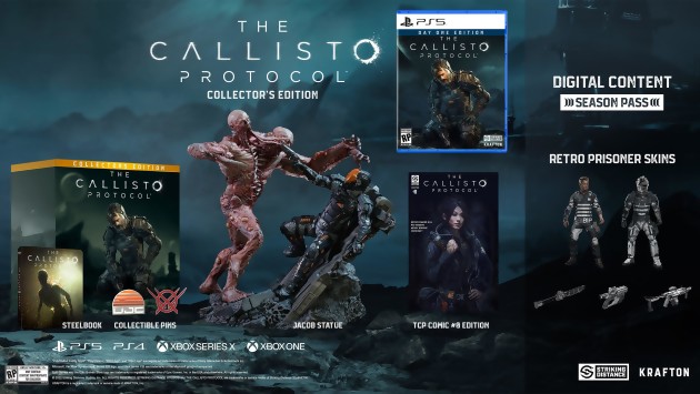 The Callisto Protocol: una edición de coleccionista con una gran figura de Jacob y una criatura inmunda