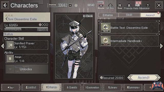 Guía de ascensión de la reencarnación de Nier: cómo subir de nivel a los personajes