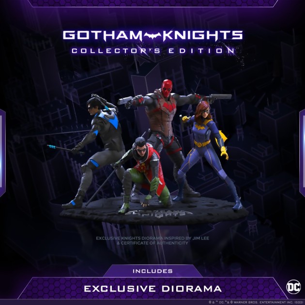 Gotham Knights: un grande oggetto da collezione a 300€ con un diorama di 4 statuette!