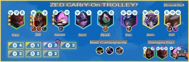 TFT: Compo Reroll Murderer (Slayer) / Ninja con Zed su Teamfight Tactics