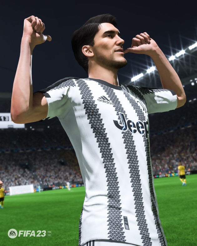 FIFA 23: Juventus de volta após 3 anos de ausência, Dušan Vlahović como embaixador