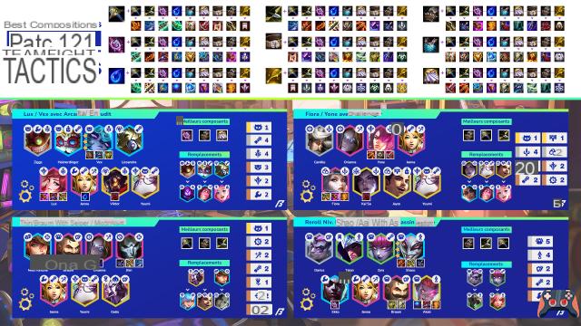 TFT: Cheat sheet of the best compositions of patch 11.22