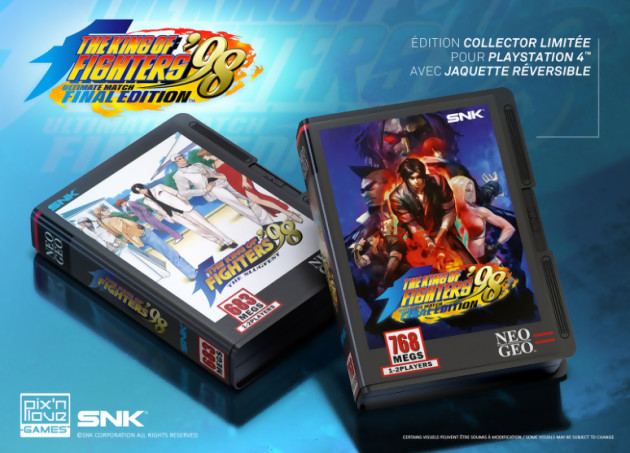 KOF '98 Ultimate Match Final Edition: two collector's editions Shockbox NeoGeo by Pix'n Love