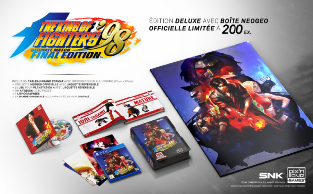 KOF '98 Ultimate Match Final Edition: duas edições de colecionador Shockbox NeoGeo da Pix'n Love